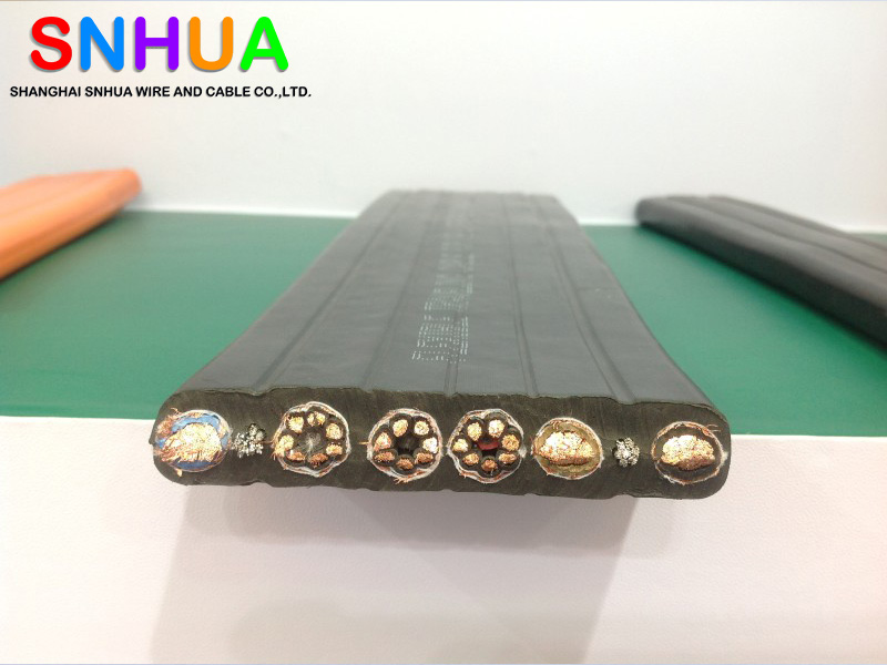 YFFBGP 3*16+3*(7*1.5mm2） 屏蔽型扁平電纜